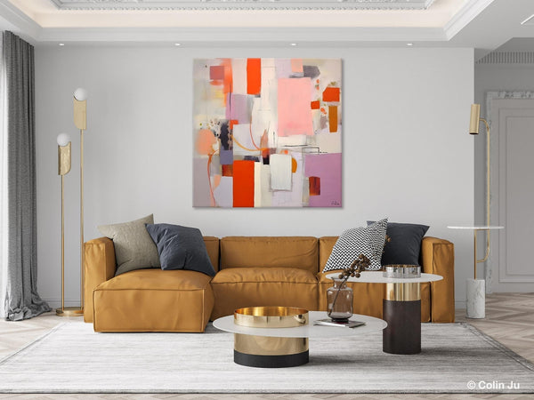 Original Abstract Wall Art, Modern Canvas Paintings, Large Abstract Painting for Bedroom, Modern Acrylic Artwork, Contemporary Canvas Art-Art Painting Canvas