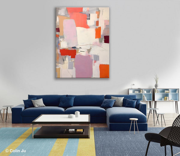 Contemporary Acrylic Painting on Canvas, Large Wall Art Painting for Bedroom, Original Canvas Art, Oversized Modern Abstract Wall Paintings-Art Painting Canvas