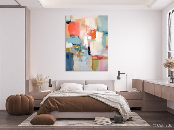 Large Wall Art Painting for Bedroom, Original Canvas Art, Contemporary Acrylic Painting on Canvas, Oversized Modern Abstract Wall Paintings-Art Painting Canvas
