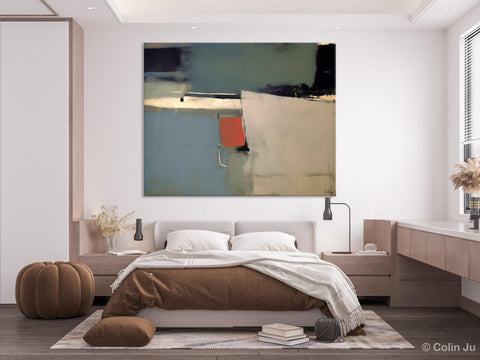 Huge Abstract Painting for Bedroom, Large Original Abstract Wall Art, Oversized Contemporary Acrylic Paintings, Abstract Paintings on Canvas-Art Painting Canvas