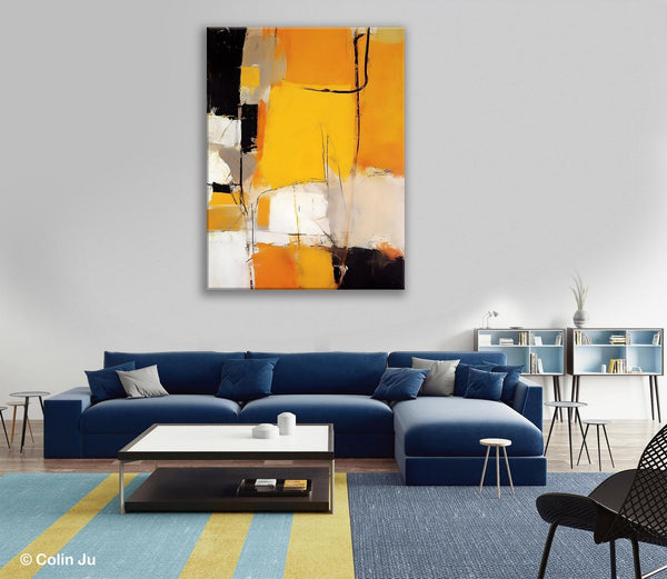 Extra Large Paintings for Bedroom, Abstract Wall Paintings, Large Contemporary Wall Art, Hand Painted Canvas Art, Original Modern Painting-Art Painting Canvas