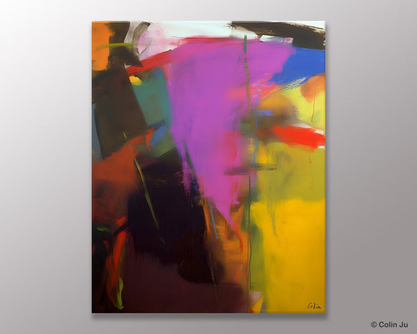 Large Original Abstract Wall Art, Contemporary Acrylic Paintings, Extra Large Abstract Painting for Dining Room, Abstract Painting on Canvas-Art Painting Canvas