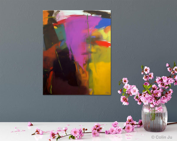Large Original Abstract Wall Art, Contemporary Acrylic Paintings, Extra Large Abstract Painting for Dining Room, Abstract Painting on Canvas-Art Painting Canvas