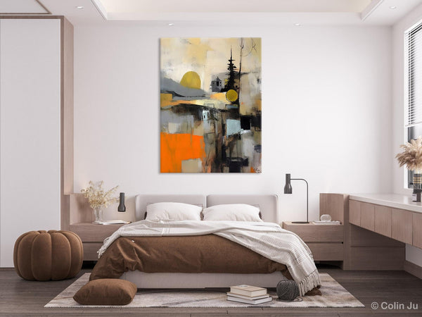 Original Canvas Art, Contemporary Acrylic Painting on Canvas, Large Wall Art Painting for Bedroom, Oversized Modern Abstract Wall Paintings-Art Painting Canvas