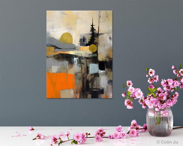 Original Canvas Art, Contemporary Acrylic Painting on Canvas, Large Wall Art Painting for Bedroom, Oversized Modern Abstract Wall Paintings-Art Painting Canvas