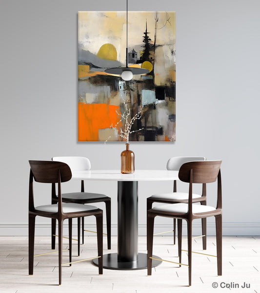 Original Canvas Art, Contemporary Acrylic Painting on Canvas, Large Wall Art Painting for Bedroom, Oversized Modern Abstract Wall Paintings-Art Painting Canvas