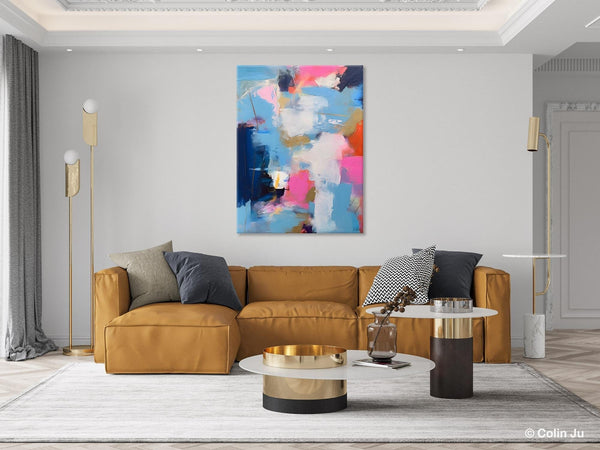 Oversized Modern Abstract Wall Paintings, Original Canvas Art, Contemporary Acrylic Painting on Canvas, Large Wall Art Painting for Bedroom-Art Painting Canvas