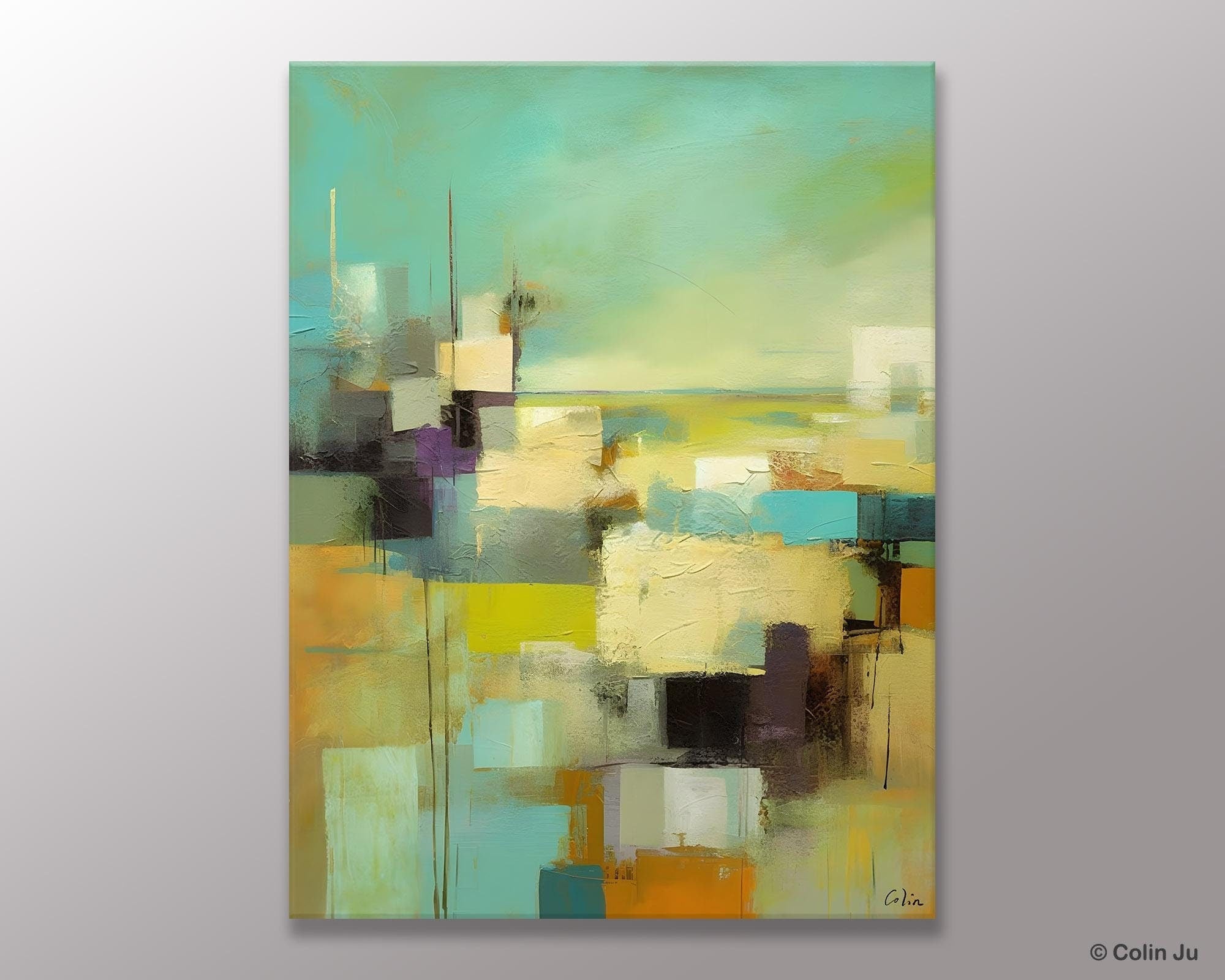 Original Canvas Art, Contemporary Acrylic Painting on Canvas, Large Wall Art Painting for Bedroom, Oversized Modern Abstract Wall Paintings-Art Painting Canvas