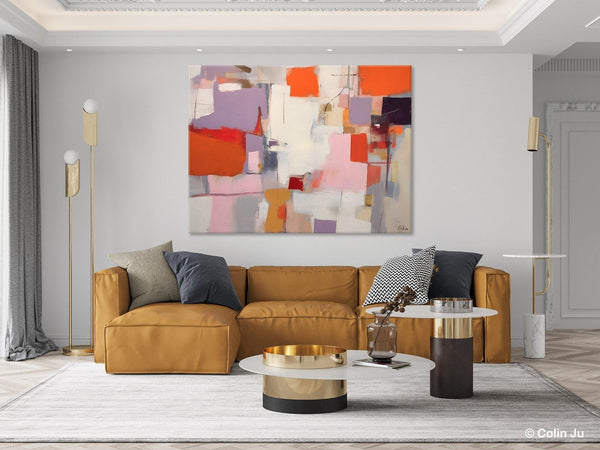 Acrylic Paintings on Canvas, Large Original Abstract Art, Contemporary Acrylic Painting on Canvas, Oversized Modern Abstract Wall Paintings-Art Painting Canvas