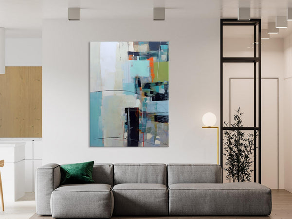 Abstract Wall Paintings, Large Contemporary Wall Art, Extra Large Paintings for Bedroom, Hand Painted Canvas Art, Original Modern Painting-Art Painting Canvas