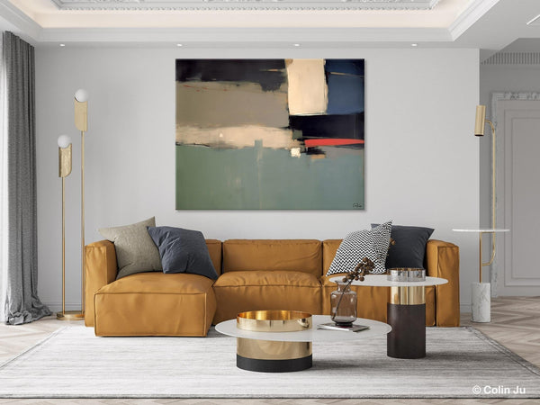 Contemporary Acrylic Paintings, Extra Large Abstract Painting for Living Room, Large Original Abstract Wall Art, Abstract Painting on Canvas-Art Painting Canvas