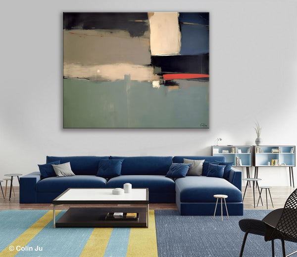 Contemporary Acrylic Paintings, Extra Large Abstract Painting for Living Room, Large Original Abstract Wall Art, Abstract Painting on Canvas-Art Painting Canvas