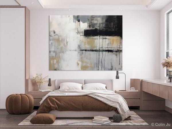 Hand Painted Original Canvas Art, Contemporary Acrylic Paintings, Large Wall Art Painting for Bedroom, Oversized Modern Abstract Paintings-Art Painting Canvas