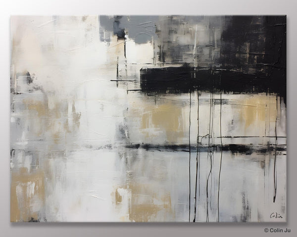Hand Painted Original Canvas Art, Contemporary Acrylic Paintings, Large Wall Art Painting for Bedroom, Oversized Modern Abstract Paintings-Art Painting Canvas