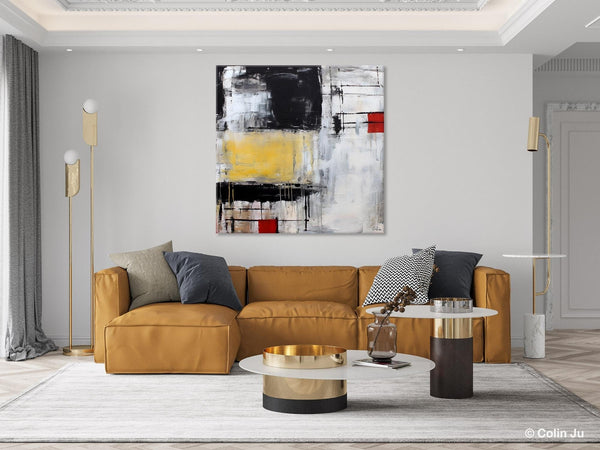 Original Modern Acrylic Artwork, Extra Large Abstract Paintings for Dining Room, Modern Canvas Art Paintings, Abstract Wall Art for Bedroom-Art Painting Canvas