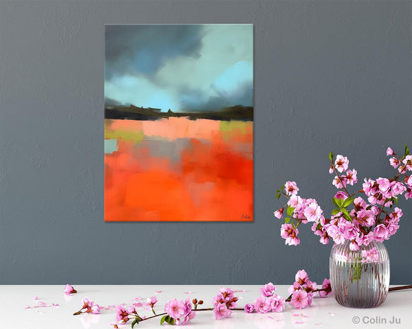 Original Canvas Artwork, Contemporary Acrylic Painting on Canvas, Large Wall Art Painting for Bedroom, Oversized Abstract Wall Art Paintings-Art Painting Canvas