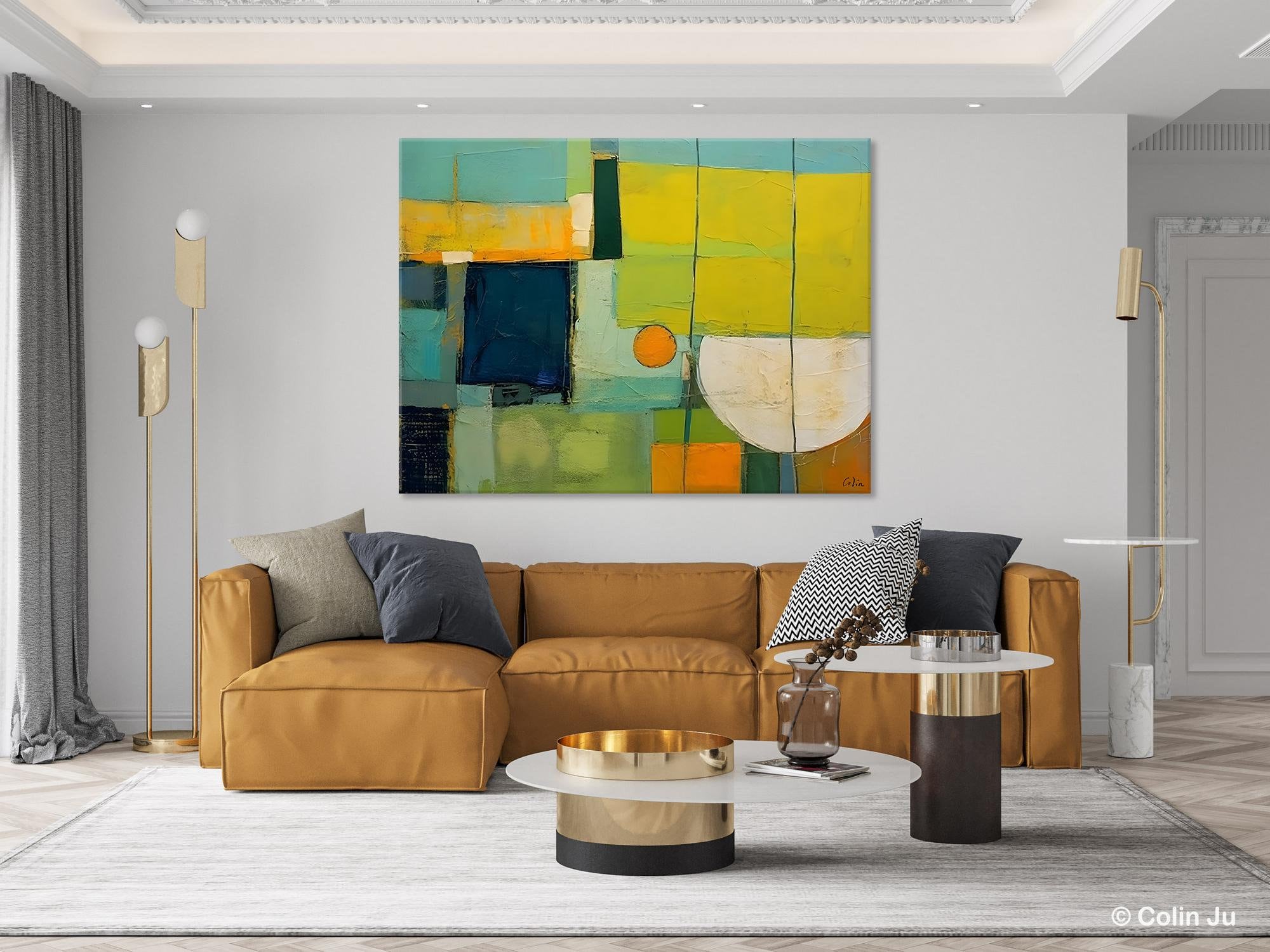Contemporary Acrylic Paintings, Hand Painted Original Canvas Wall Art, Large Canvas Art Painting for Bedroom, Huge Modern Abstract Paintings-Art Painting Canvas
