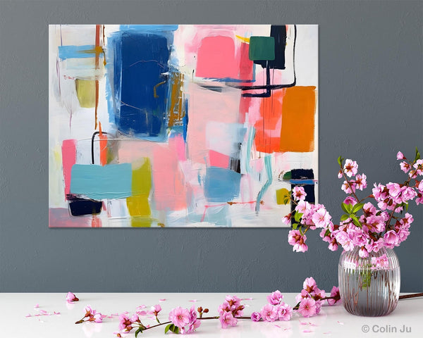 Large Wall Art Painting for Bedroom, Original Canvas Art, Oversized Modern Abstract Wall Paintings, Contemporary Acrylic Painting on Canvas-Art Painting Canvas