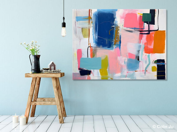 Large Wall Art Painting for Bedroom, Original Canvas Art, Oversized Modern Abstract Wall Paintings, Contemporary Acrylic Painting on Canvas-Art Painting Canvas