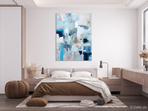 Large Modern Canvas Wall Paintings, Original Abstract Art, Hand Painted Acrylic Painting on Canvas, Large Wall Art Painting for Dining Room-Art Painting Canvas