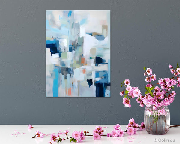 Large Modern Canvas Wall Paintings, Original Abstract Art, Hand Painted Acrylic Painting on Canvas, Large Wall Art Painting for Dining Room-Art Painting Canvas