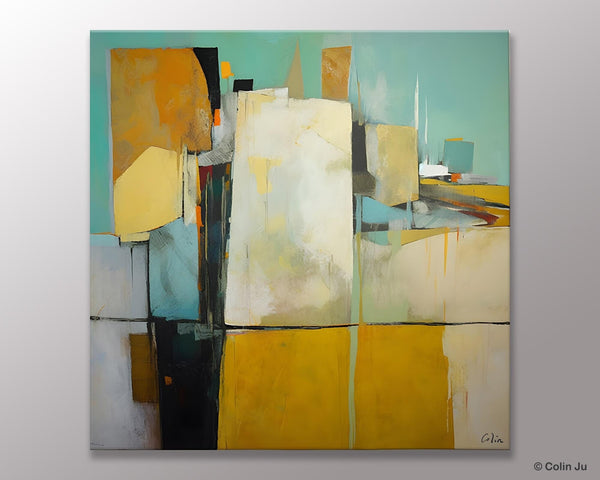 Modern Canvas Paintings, Contemporary Canvas Art, Original Modern Wall Art, Modern Acrylic Artwork, Large Abstract Painting for Bedroom-Art Painting Canvas