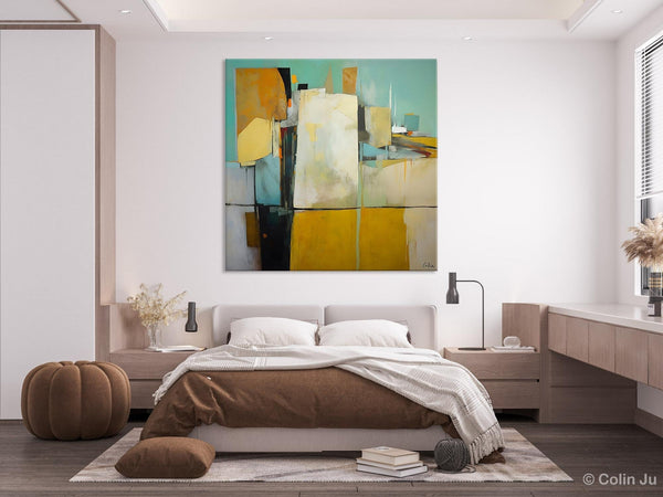 Modern Canvas Paintings, Contemporary Canvas Art, Original Modern Wall Art, Modern Acrylic Artwork, Large Abstract Painting for Bedroom-Art Painting Canvas