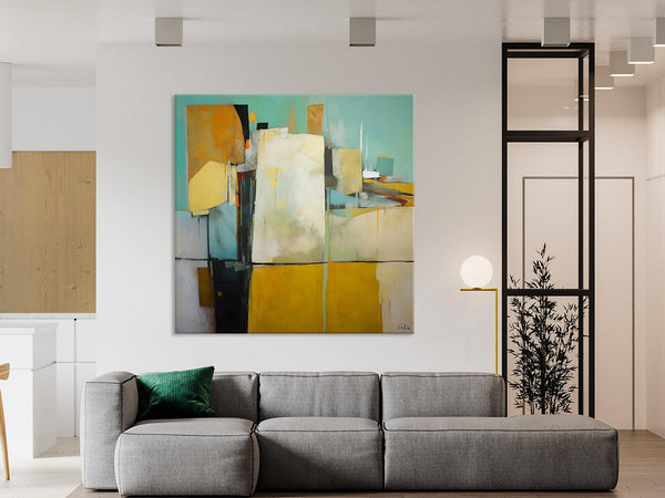 Modern Canvas Paintings, Contemporary Canvas Art, Original Modern Wall Art, Modern Acrylic Artwork, Large Abstract Painting for Bedroom-Art Painting Canvas