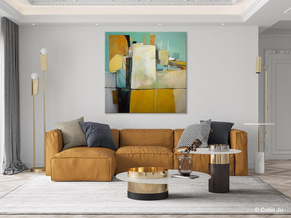 Modern Canvas Paintings, Contemporary Canvas Art, Original Modern Wall Art, Modern Acrylic Artwork, Large Abstract Painting for Bedroom-Art Painting Canvas