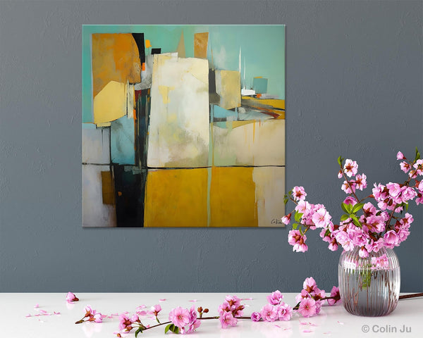 Modern Canvas Paintings, Contemporary Canvas Art, Original Modern Wall Art, Modern Acrylic Artwork, Large Abstract Painting for Bedroom-Art Painting Canvas