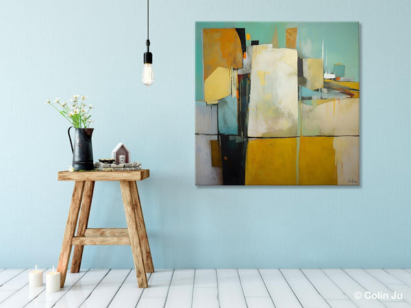 Modern Canvas Paintings, Contemporary Canvas Art, Original Modern Wall Art, Modern Acrylic Artwork, Large Abstract Painting for Bedroom-Art Painting Canvas