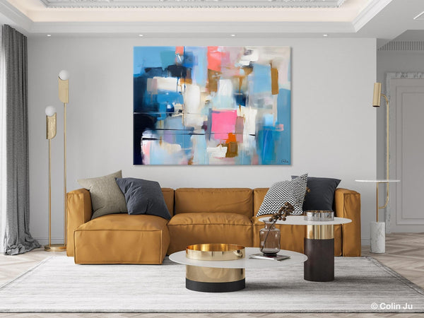 Large Wall Art Paintings, Simple Canvas Art, Contemporary Painting on Canvas, Original Canvas Wall Art for sale, Simple Abstract Paintings-Art Painting Canvas