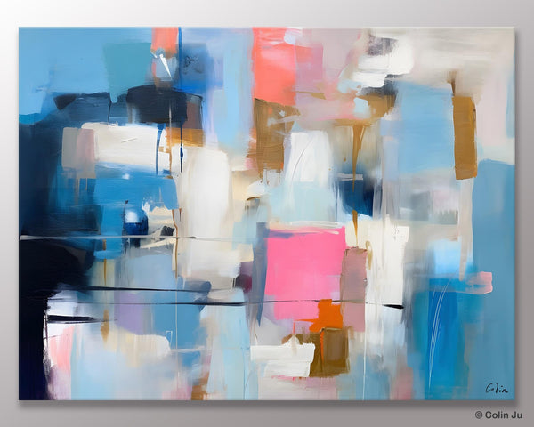 Large Wall Art Paintings, Simple Canvas Art, Contemporary Painting on Canvas, Original Canvas Wall Art for sale, Simple Abstract Paintings-Art Painting Canvas