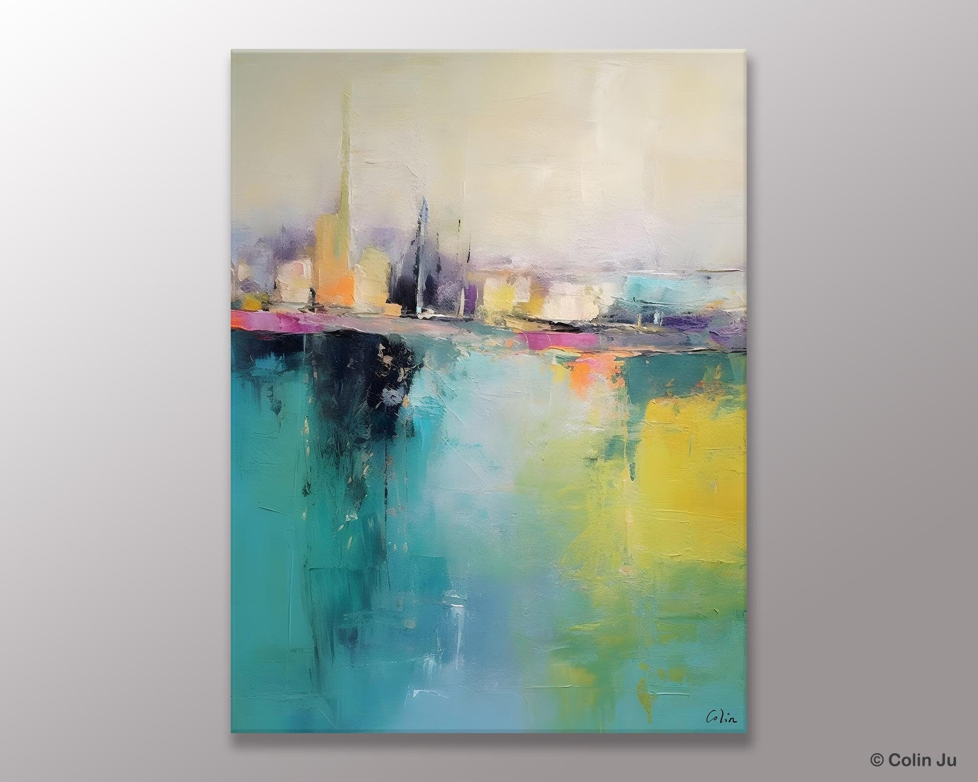 Large Wall Art Painting for Dining Room, Oversized Abstract Art Paintings,Original Canvas Artwork, Contemporary Acrylic Painting on Canvas-Art Painting Canvas