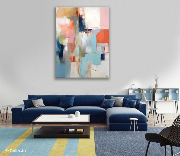 Large Wall Art Painting for Bedroom, Oversized Abstract Wall Art Paintings, Original Modern Artwork, Contemporary Acrylic Painting on Canvas-Art Painting Canvas