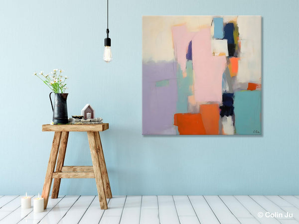 Modern Acrylic Paintings, Original Modern Paintings, Contemporary Canvas Art for Living Room, Extra Large Abstract Paintings on Canvas-Art Painting Canvas