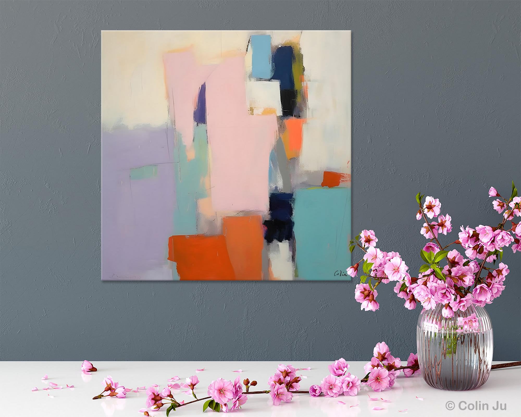 Modern Acrylic Paintings, Original Modern Paintings, Contemporary Canvas Art for Living Room, Extra Large Abstract Paintings on Canvas-Art Painting Canvas