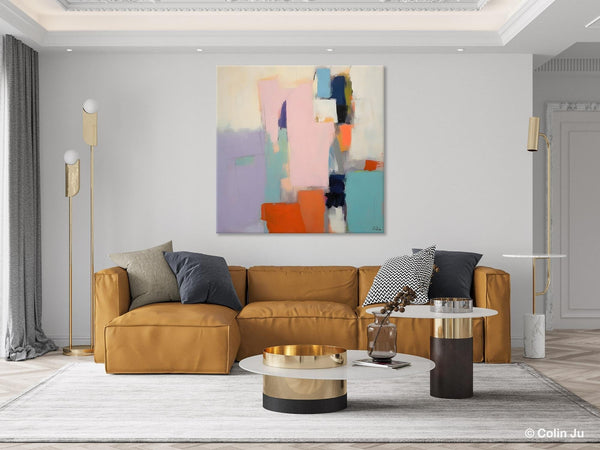 Modern Acrylic Paintings, Original Modern Paintings, Contemporary Canvas Art for Living Room, Extra Large Abstract Paintings on Canvas-Art Painting Canvas