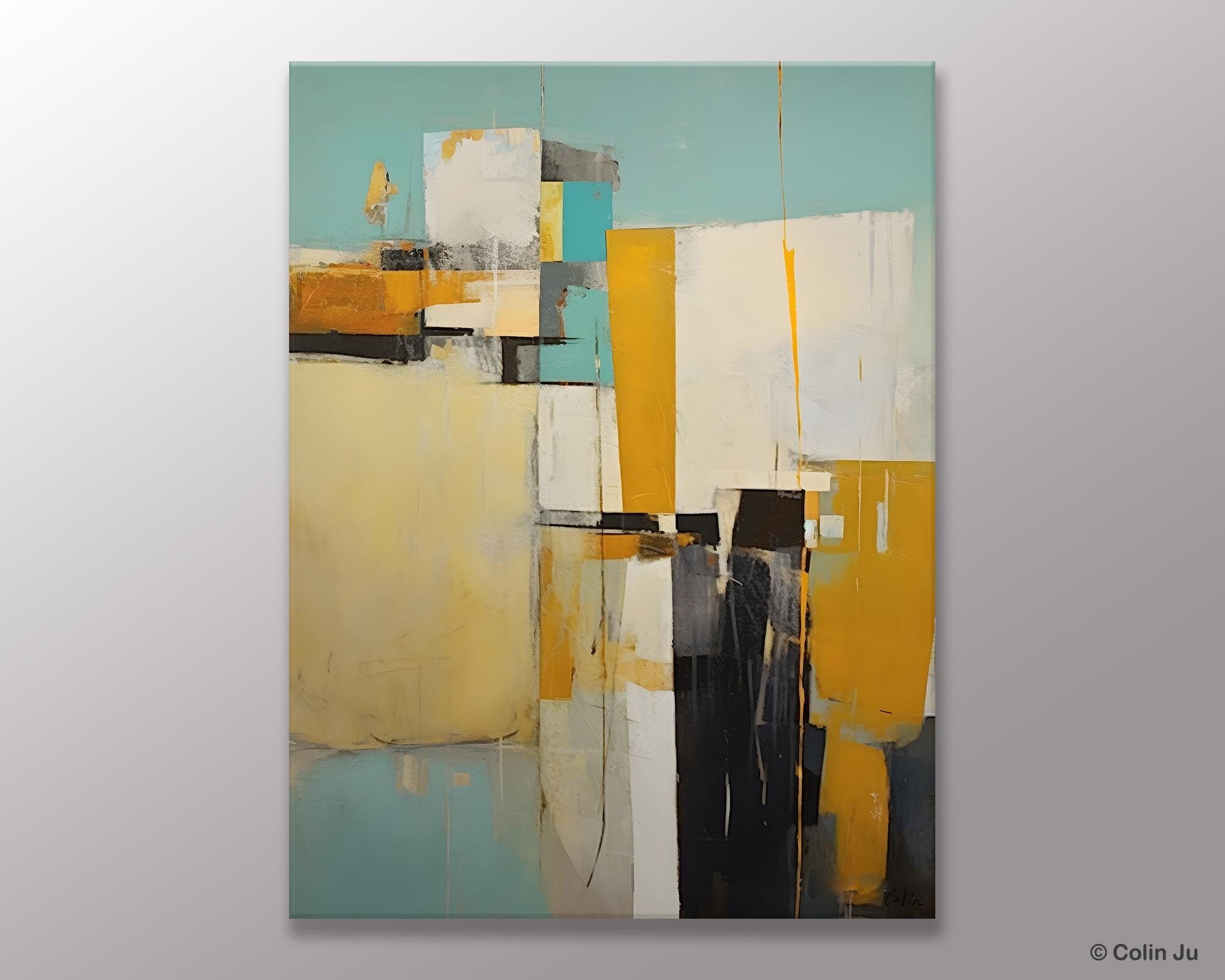 Large Modern Canvas Wall Art Paintings, Large Wall Art Paintings for Bedroom, Original Abstract Art, Hand Painted Acrylic Painting on Canvas-Art Painting Canvas