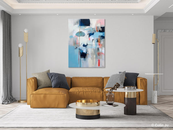 Large Wall Paintings for Bedroom, Contemporary Abstract Paintings on Canvas, Oversized Abstract Wall Art Paintings, Original Abstract Art-Art Painting Canvas