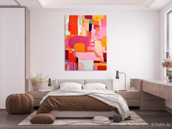Large Modern Canvas Artwork, Original Wall Art Paintings, Large Paintings for Bedroom, Hand Painted Canvas Art, Acrylic Painting on Canvas-Art Painting Canvas