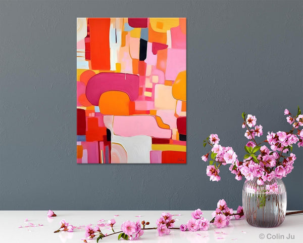 Large Modern Canvas Artwork, Original Wall Art Paintings, Large Paintings for Bedroom, Hand Painted Canvas Art, Acrylic Painting on Canvas-Art Painting Canvas