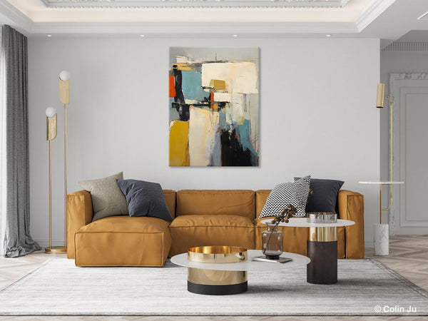 Large Modern Canvas Paintings, Heavy Texture Paintings, Large Original Wall Art Painting for Bedroom, Acrylic Paintings on Canvas-Art Painting Canvas