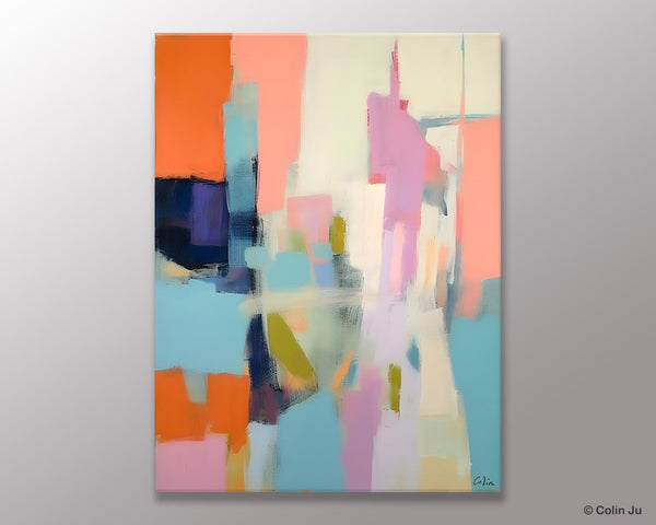 Large Modern Canvas Art for Bedroom, Original Wall Art Paintings, Large Paintings for Sale, Hand Painted Canvas Art, Acrylic Art on Canvas-Art Painting Canvas