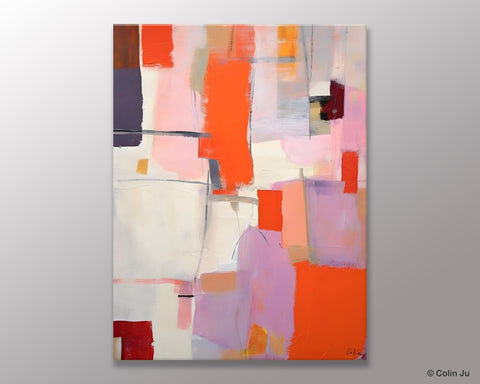 Large Modern Canvas Art for Dining Room, Simple Abstract Art, Large Original Wall Art Painting for Bedroom, Acrylic Paintings on Canvas-Art Painting Canvas