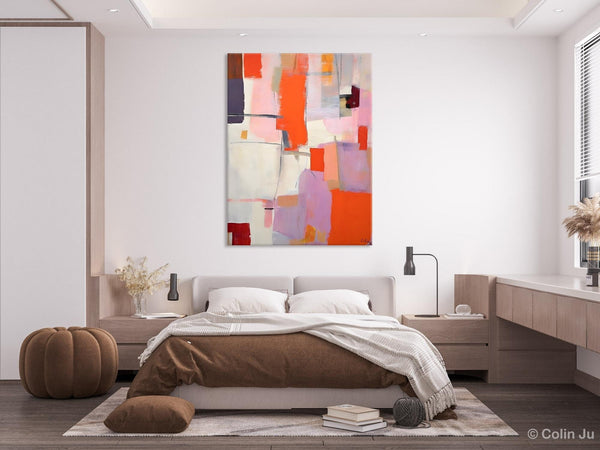 Large Modern Canvas Art for Dining Room, Simple Abstract Art, Large Original Wall Art Painting for Bedroom, Acrylic Paintings on Canvas-Art Painting Canvas