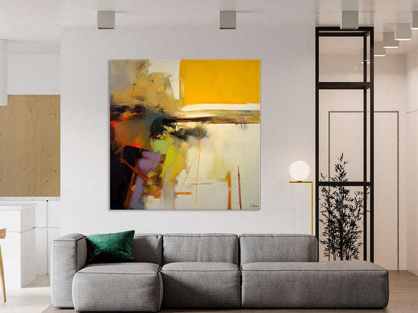 Large Abstract Art for Bedroom, Modern Acrylic Art, Modern Original Abstract Art, Simple Canvas Paintings for Sale, Contemporary Canvas Art-Art Painting Canvas