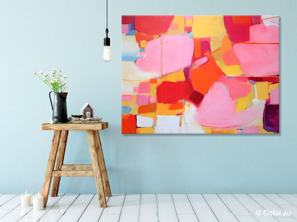 Original Modern Artwork, Large Wall Art Painting for Bedroom, Oversized Abstract Wall Art Paintings, Contemporary Acrylic Painting on Canvas-Art Painting Canvas
