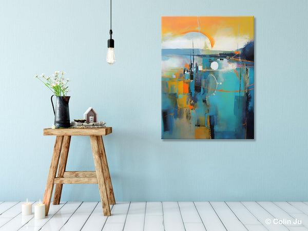 Extra Large Modern Canvas Art for Bedroom, Original Art Paintings, Large Paintings for Sale, Hand Painted Canvas Art, Acrylic Art on Canvas-Art Painting Canvas