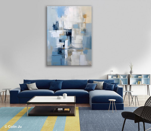 Hand Painted Acrylic Painting on Canvas, Large Modern Canvas Art, Original Abstract Art Paintings, Large Wall Art Painting for Dining Room-Art Painting Canvas